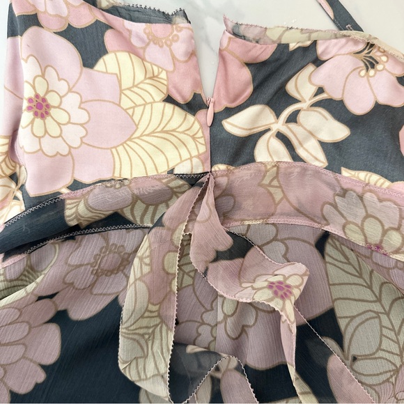 Whistles London Silk Floral Asymmetrical Camisole Top US 6 (UK 10) - Picture 11 of 12